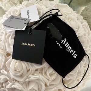 Palm Angels Paris unisex Black Face Mask